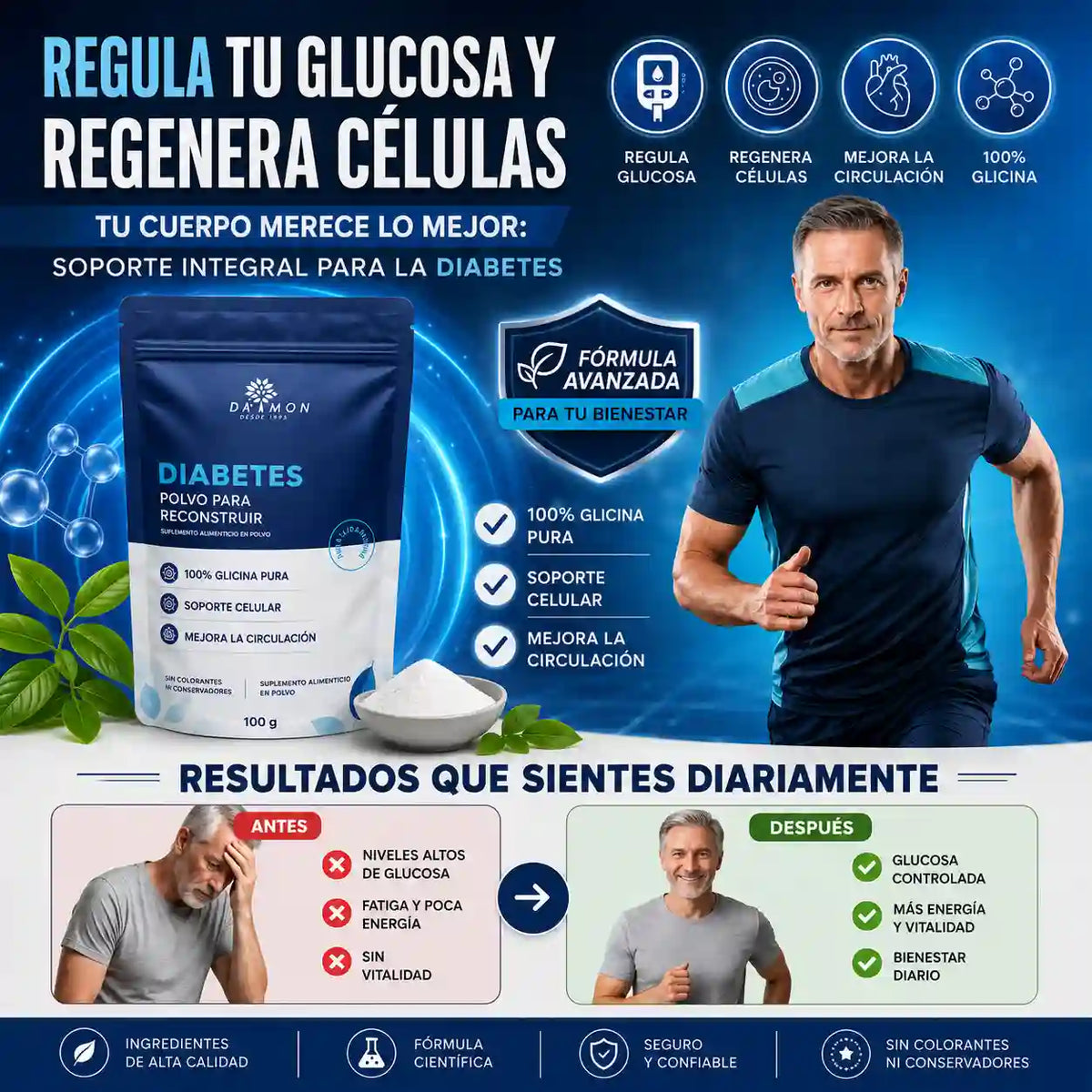 Dr. Mon Diabetes - Glucosa bajo control, sin picos bruscos ni preocupaciones