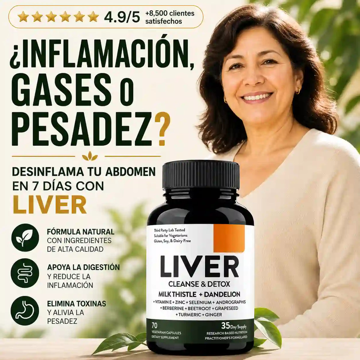 Liver Cleanse — Deja atrás la pesadez. Más energía desde la primera semana.