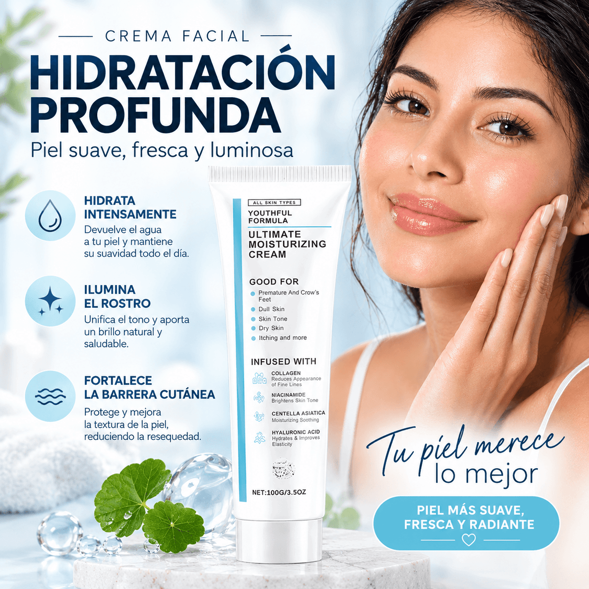 NIDA Piel Complejo nutritivo para elasticidad y luminosidad