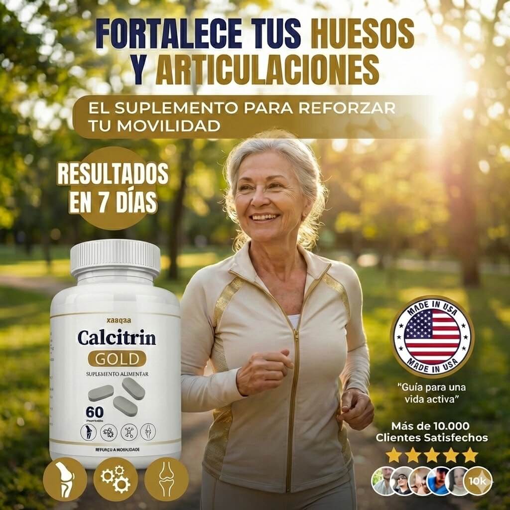 CALCITRIN GOLD - Cápsulas que desinflaman y fortalecen las articulaciones