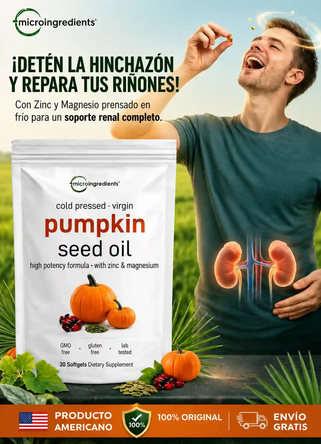 Pumpkin Seed Oil: La Solución Definitiva para los Tobillos Hinchados y la Orina Espumosa