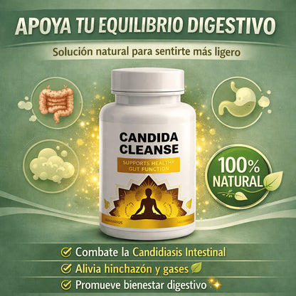 CANDIDA CLEANSE ORIGINAL 🍄 -Limpieza intestinal profunda para reducir hinchazón y mejorar tu digestión