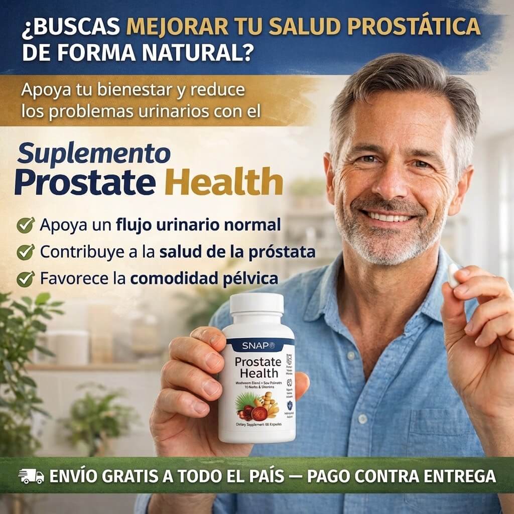 Suplemento Prostate Health - apoyo para tu prostata