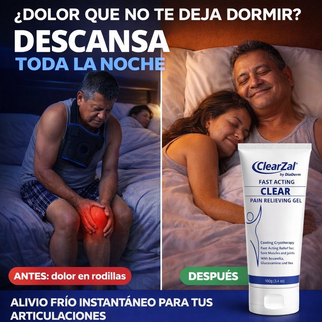 ClearZal: Basta de Noches sin Dormir por el Dolor · Portada