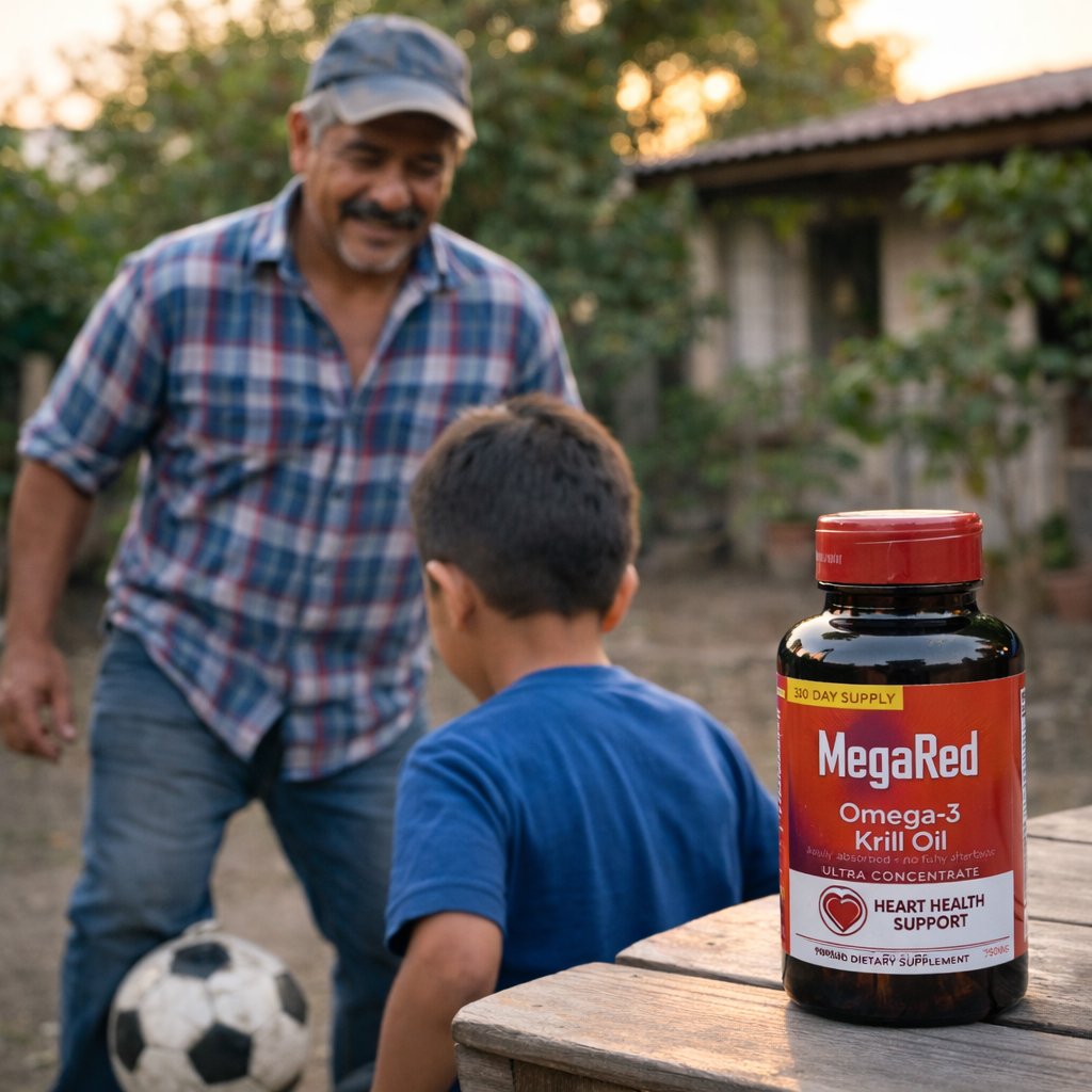 MegaRed Omega-3: Energía y Vitalidad Como a los 20 · Beneficio 2
