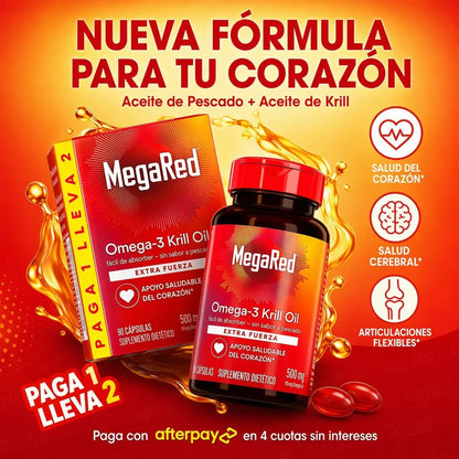 MegaRed Omega-3 Krill Alivio para la Rigidez y el Cansancio · Foto del producto