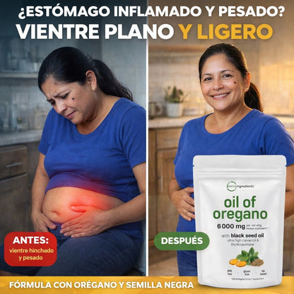Microingredients Adiós Estómago Hinchado - Aceite de Orégano · Portada