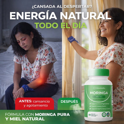 Rosabella Moringa: Energía Natural y Descanso Reparador · Portada